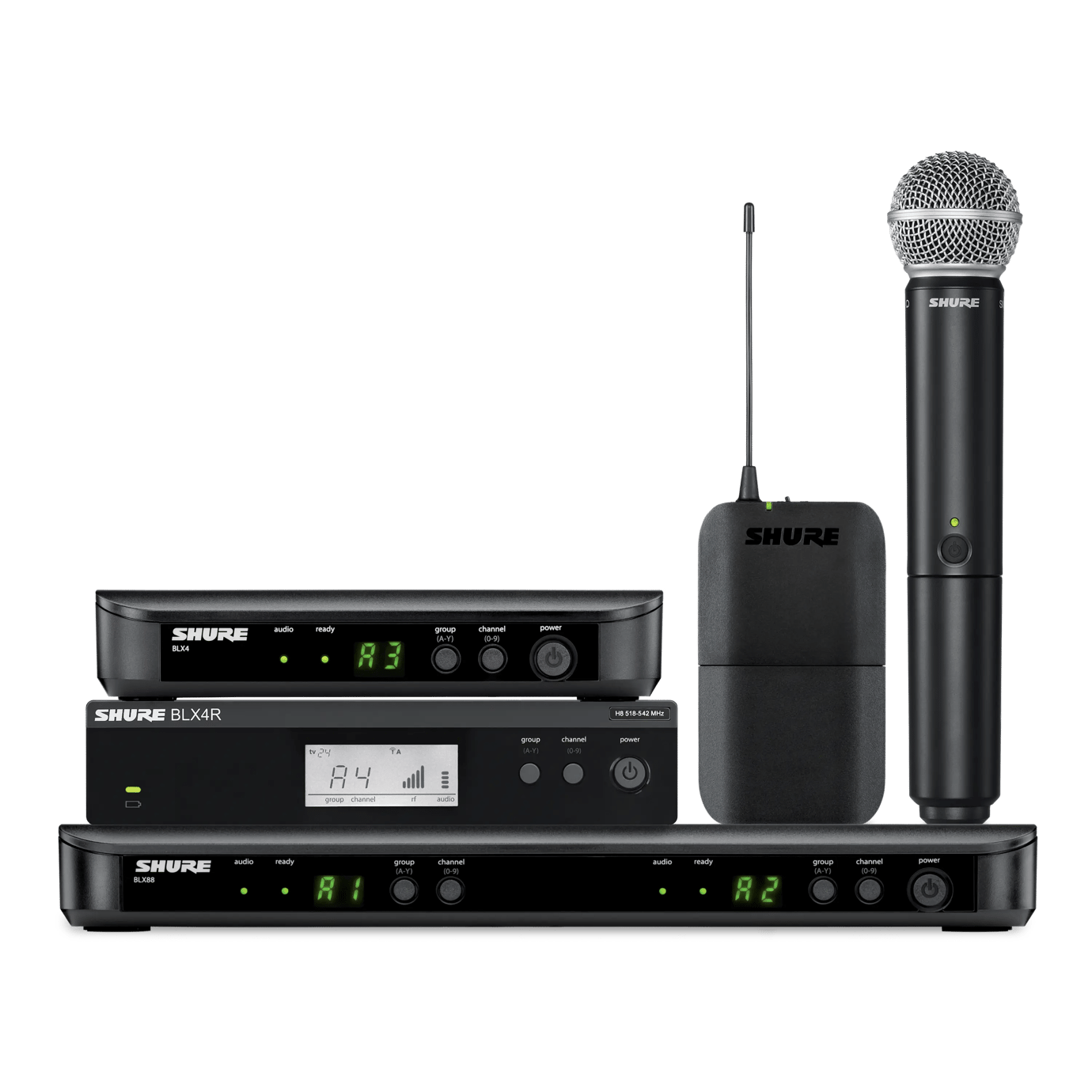 Shure BLX Professional Wireless Microphone System for Performers and Presenters