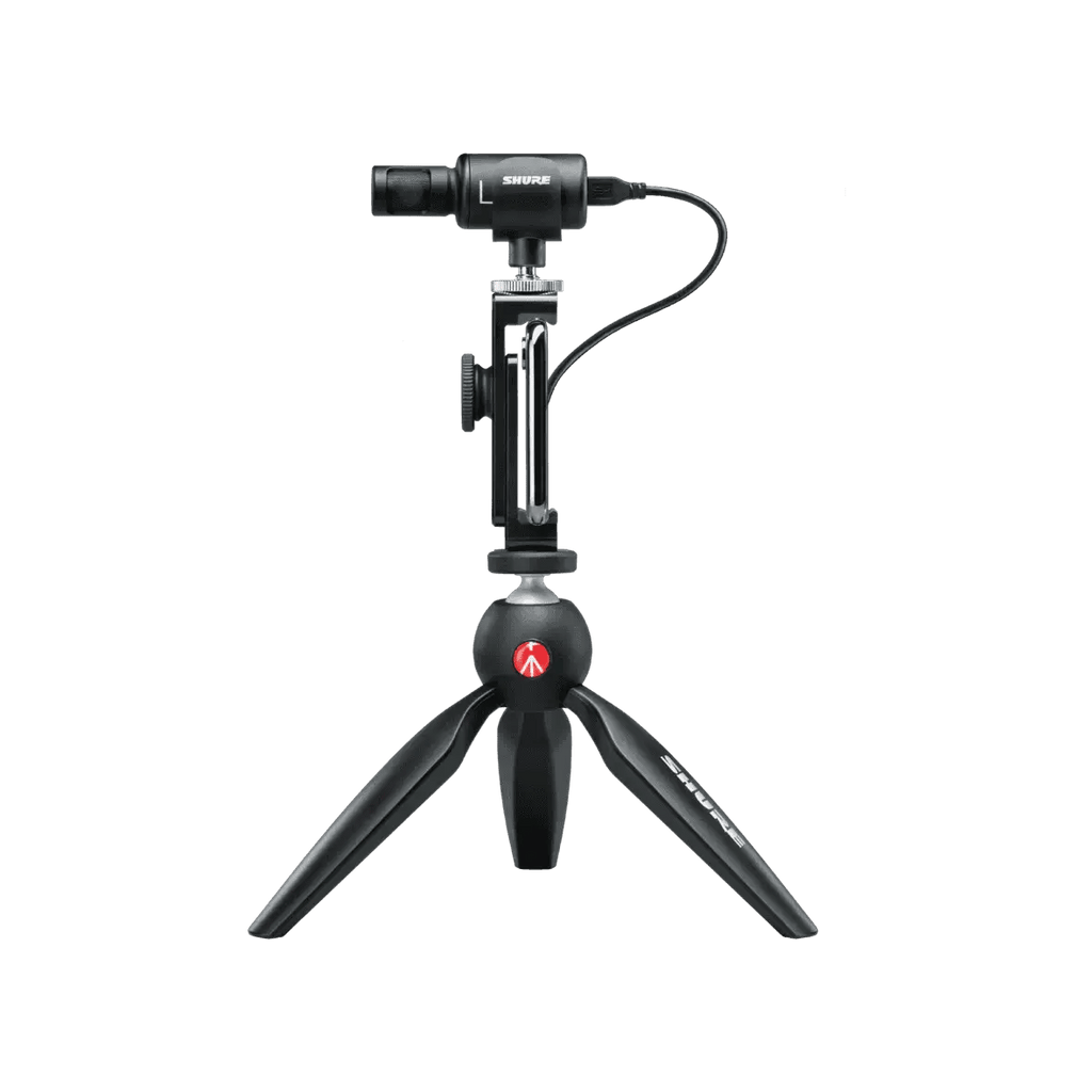 Shure MV88+ Pro Mobile Stereo Condenser Video Recording Microphone Kit
