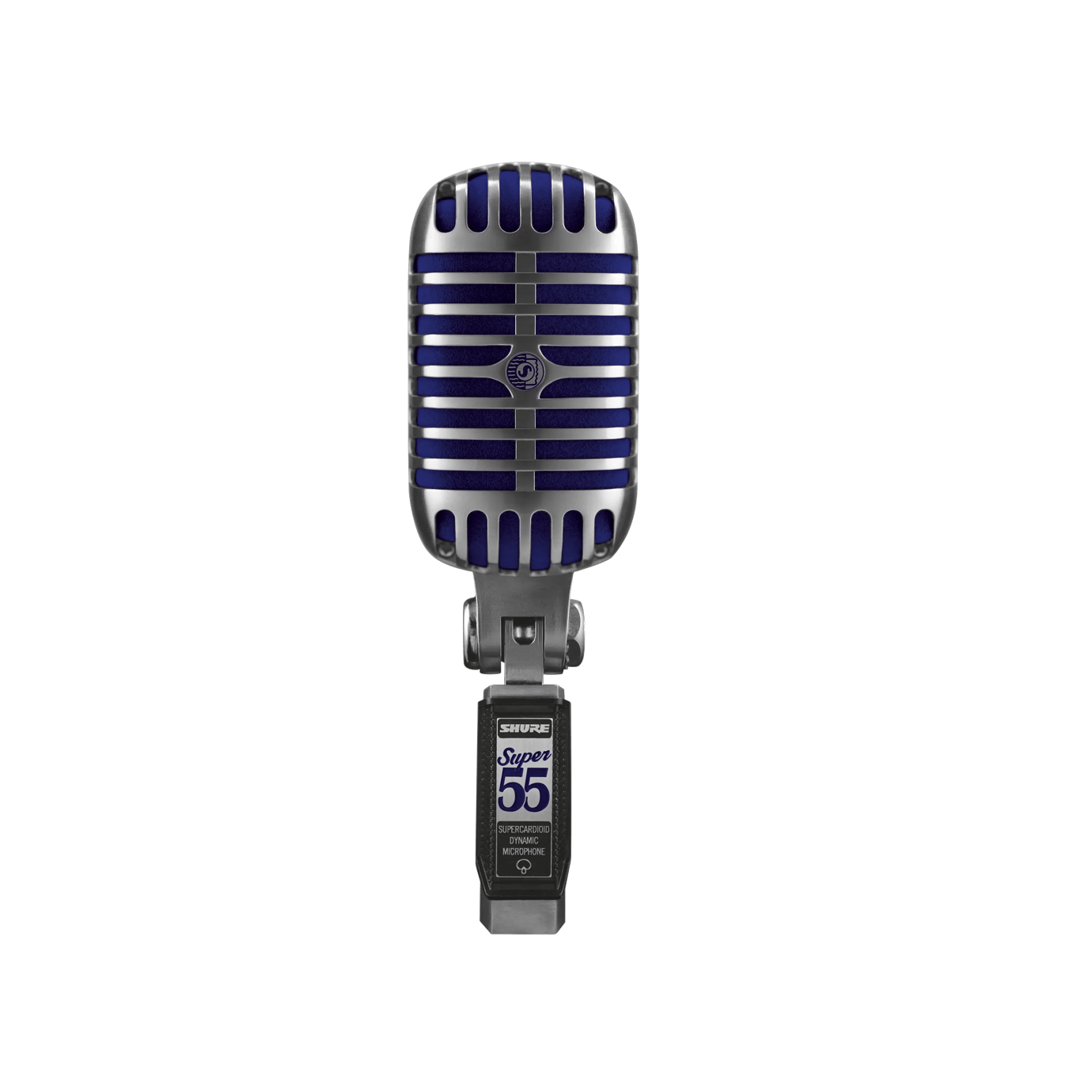 Shure Super 55 Deluxe Vintage Dynamic Vocal Microphone for Live Stage Performance
