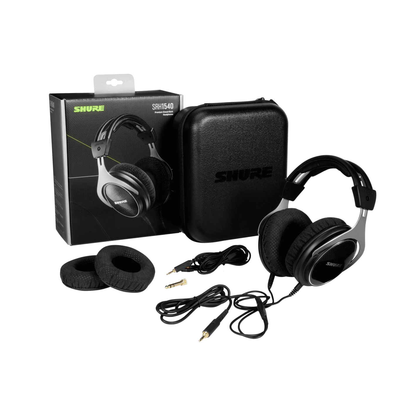 Shure SRH1540 Premium Closed-Back Studio Headphones with Alcantara Earpads