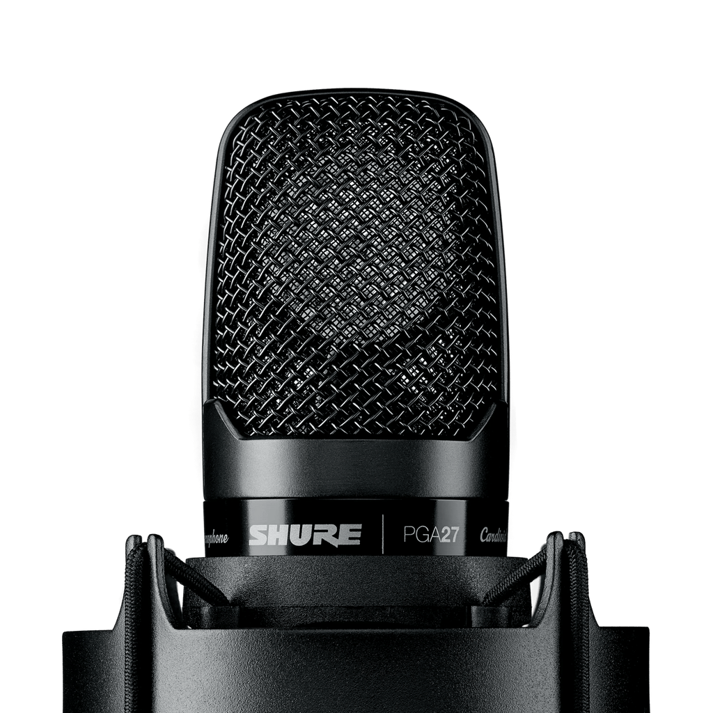 Shure PGA27 Large Diaphragm Cardioid Condenser Microphone with High-Pass Filter