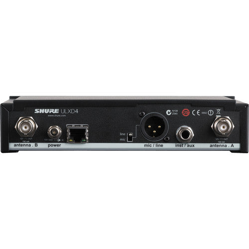 Shure ULX-D Digital Wireless Receiver: Advanced Single-Channel UHF System