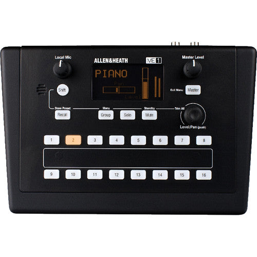 Allen & Heath ME-1 40-Channel Personal Monitor Mixer for Live Sound