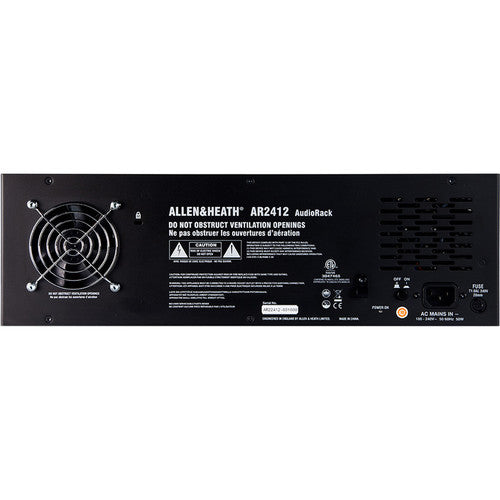Allen & Heath AR2412 24-Input 12-Output 48kHz AudioRack Expander for Pro Sound