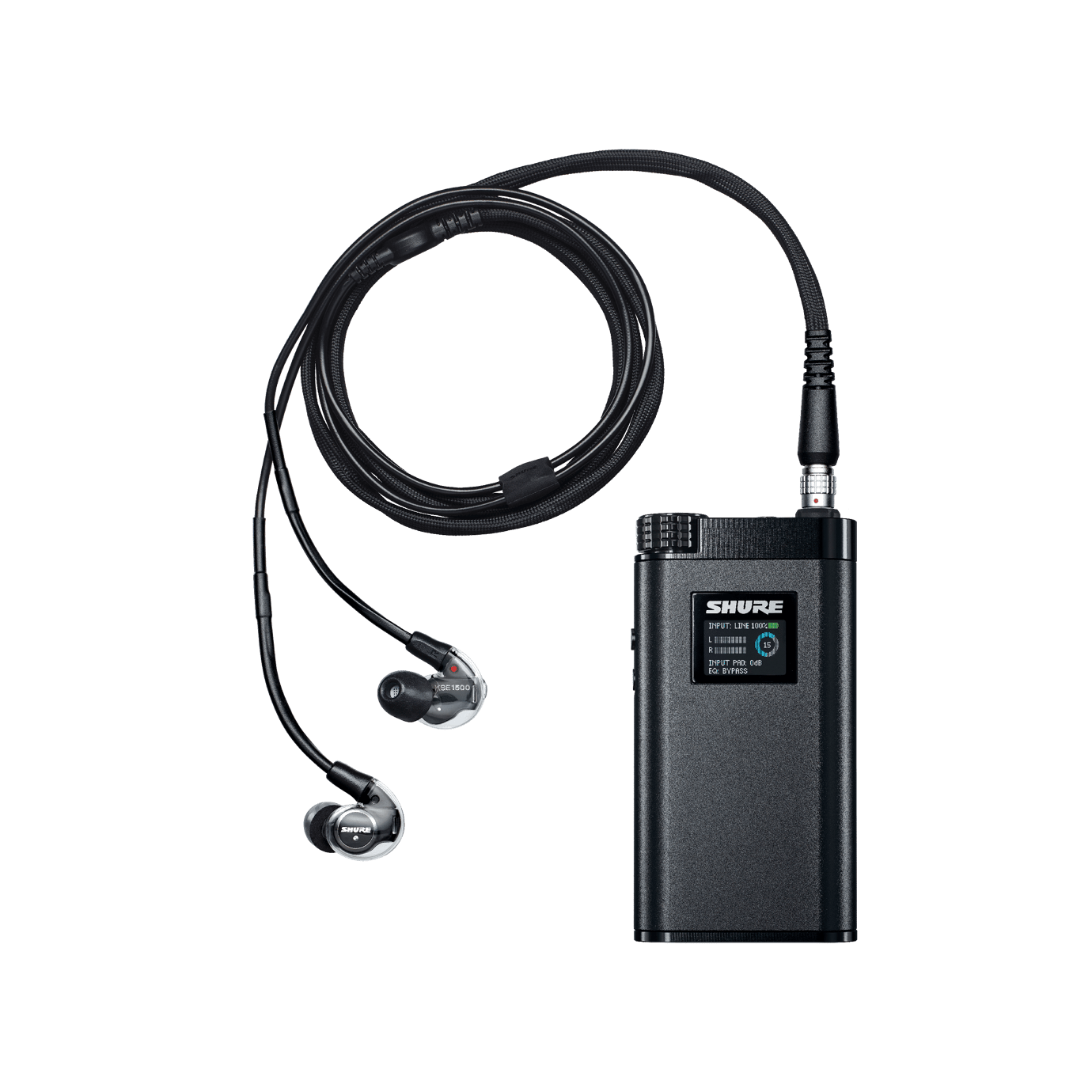 Shure KSE1500 Electrostatic Earphone System with USB DAC and EQ Control
