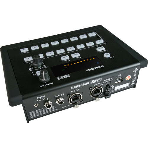 Allen & Heath ME-500 16-Channel Personal Monitor Mixer with EQ, Limiter, Presets