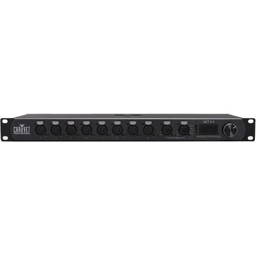 Chauvet Net-X II Ethernet-to-DMX Node: 8-Universe Rackmount Lighting Control