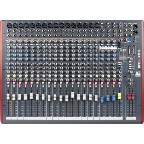 Allen & Heath ZED-22FX 22-Input Live Sound Audio Mixer with Onboard Effects