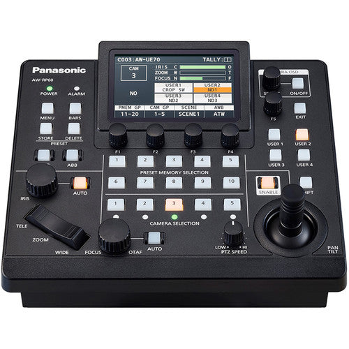 Panasonic AW-RP60 Compact Remote PTZ Camera Controller with Precision Joystick