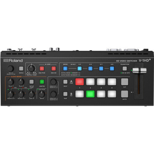Roland V-1HD+ Plus 4-Channel HD Video Switcher with Audio Mixer