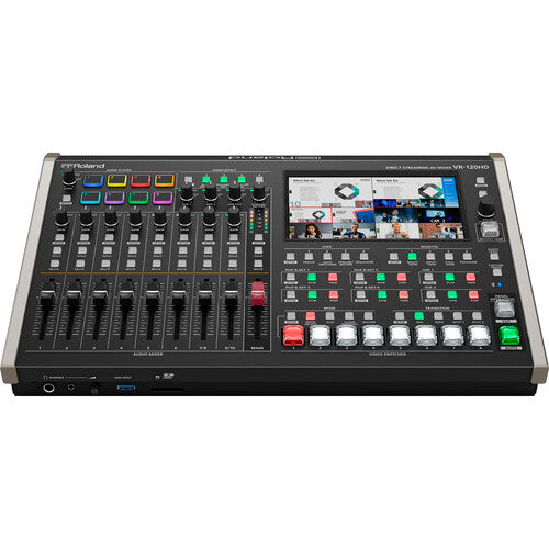 Roland VR-120HD Direct Streaming AV Mixer with 12-Channel Video