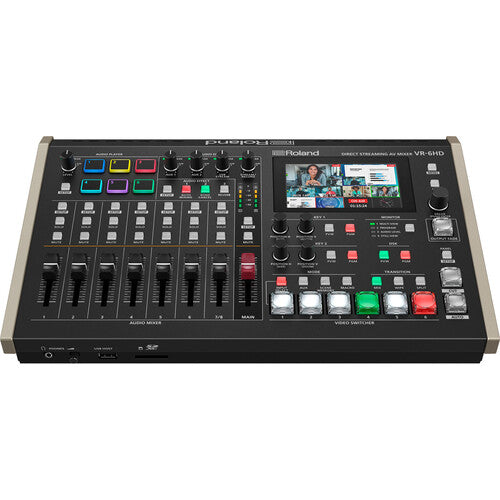 Roland VR-6HD Direct Streaming AV Mixer with HDMI and USB-C