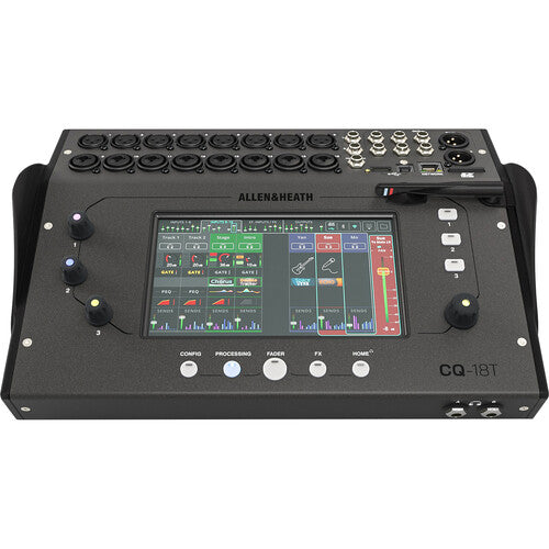 Allen & Heath CQ-18T 18-Input 8-Output Ultra-Compact Digital Mixer with Wi-Fi