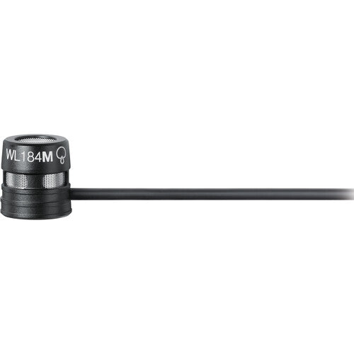Shure WL184M Supercardioid Lavalier Condenser Microphone for Professional Audio