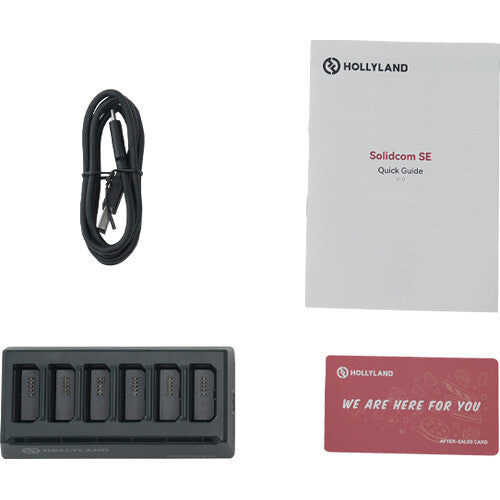 Hollyland 6-Slot Charging Base for Solidcom SE Pro Wireless Intercom