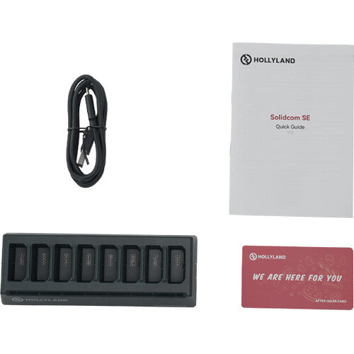 Hollyland HL-CBS02 8-Slot Multi-Battery Charging Base for Solidcom SE Pro