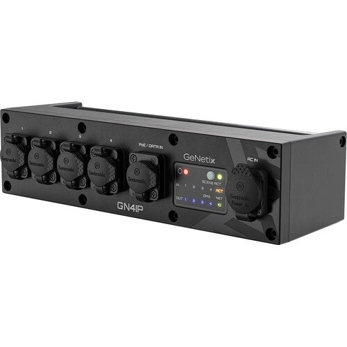 Genetix GN4IP 4-Port IP65 Ethernet DMX Node: Robust, Reliable, Outdoor Lighting Control