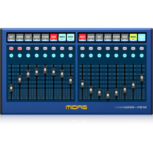 Midas HD96-FB16 Portable Fader Bay with 16 Motorised Control Strips