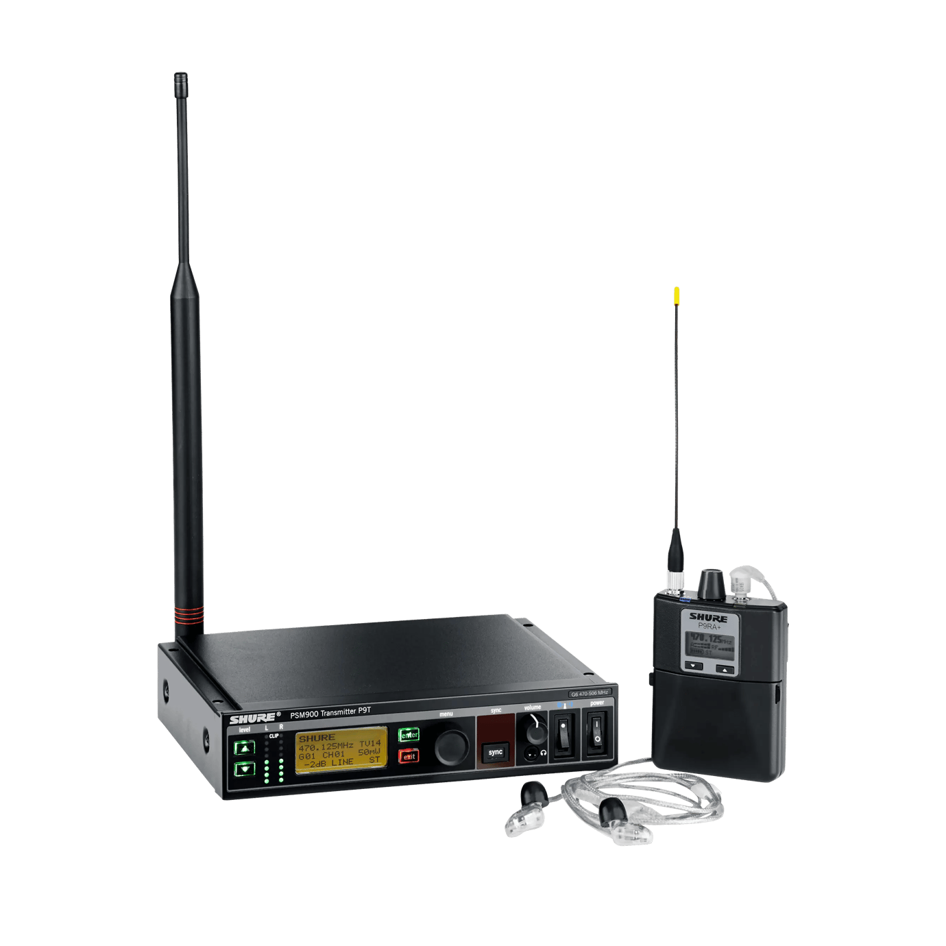 Shure PSM 900 Professional Wireless In-Ear Personal Monitoring System for Stage