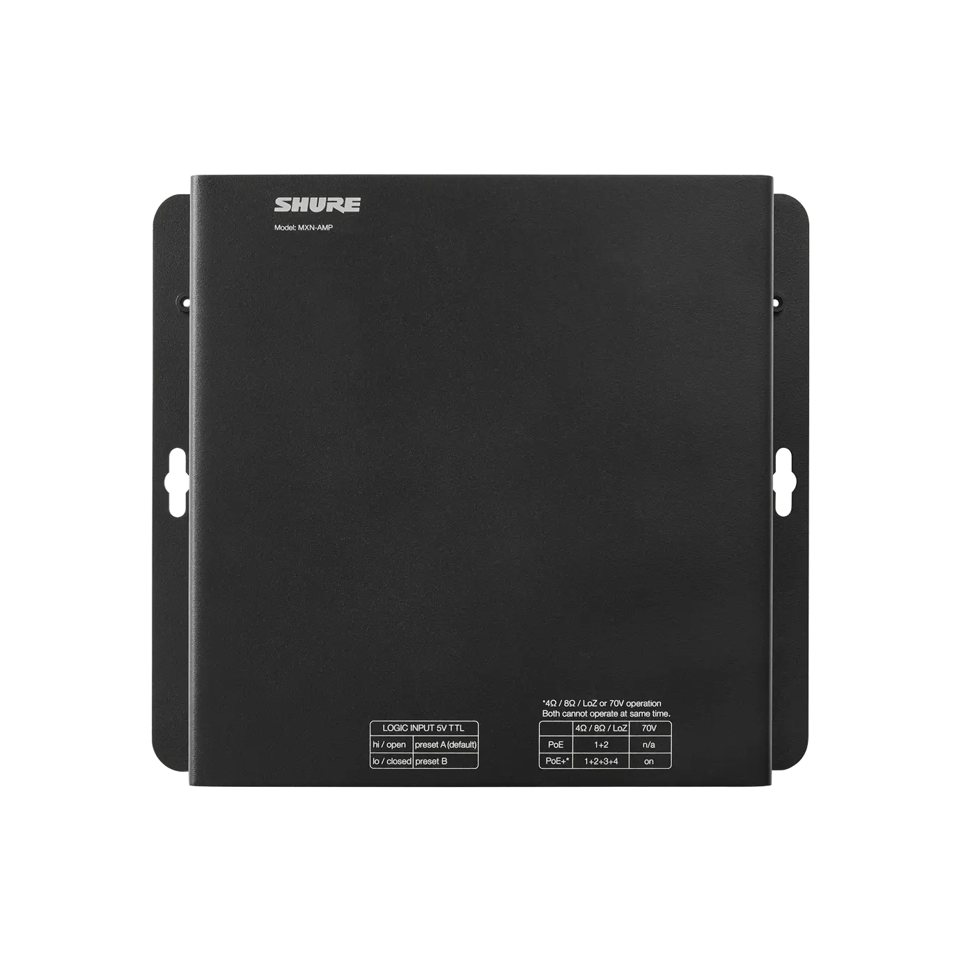 Shure MXN-AMP PoE+ Multichannel Amplifier for Conference Room Audio