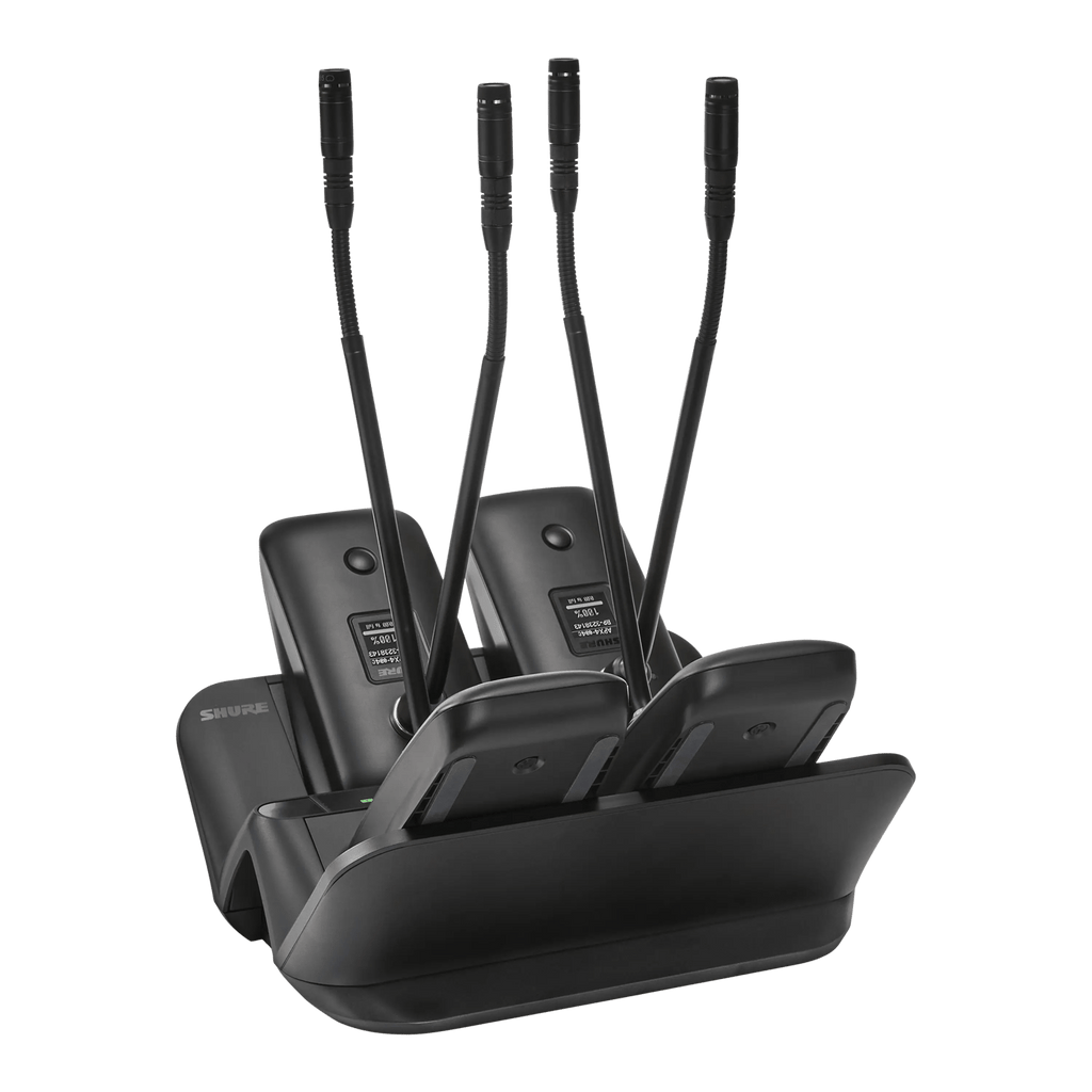 Shure Microflex Wireless neXt 4/8 Channel Hybrid Conferencing Microphone System