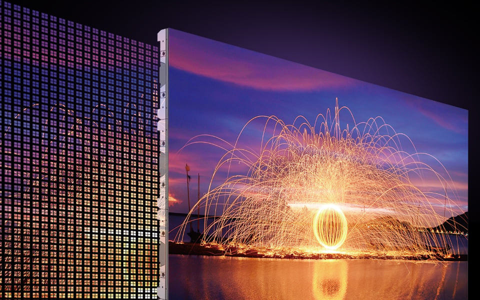 Absen AX Pro Series 16:9 MiniLED Rental Display 4K HDR, Energy-Efficient