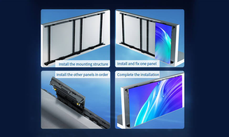 SLR Series Ultra-slim Outdoor LED Ribbon Board Display