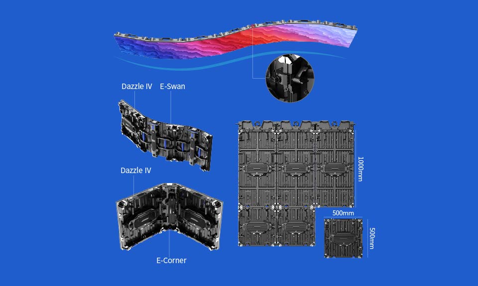 Dazzle Ⅳ Series Indoor and Outdoor Rental LED Display