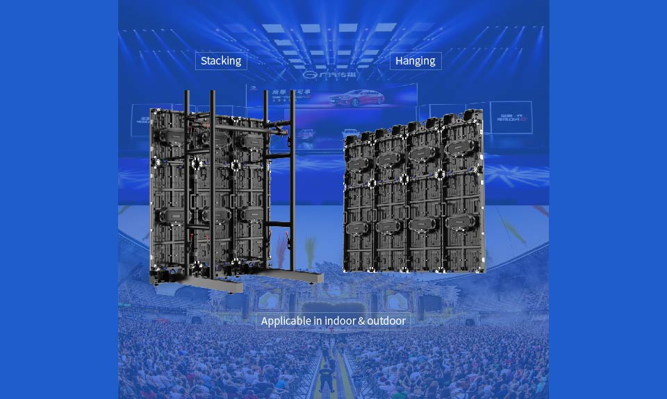 Dazzle Ⅳ Series Indoor and Outdoor Rental LED Display
