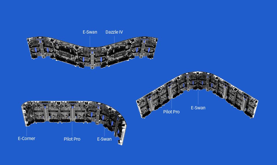 E-Swan Series Ultimate Flexible Indoor Curved Rental LED Display