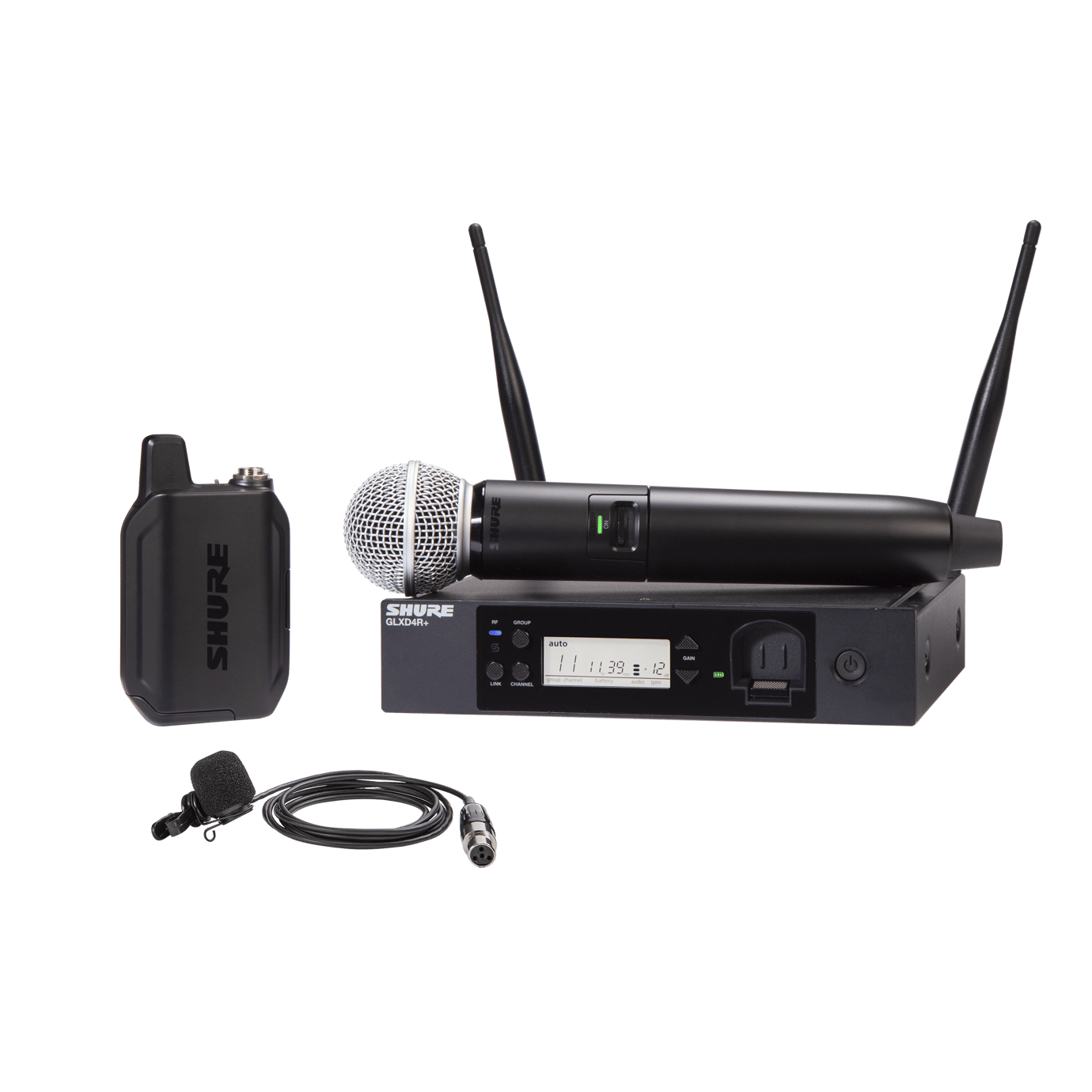 Shure GLX-D+ Dual Band Digital Wireless System for Musicians and Presenters