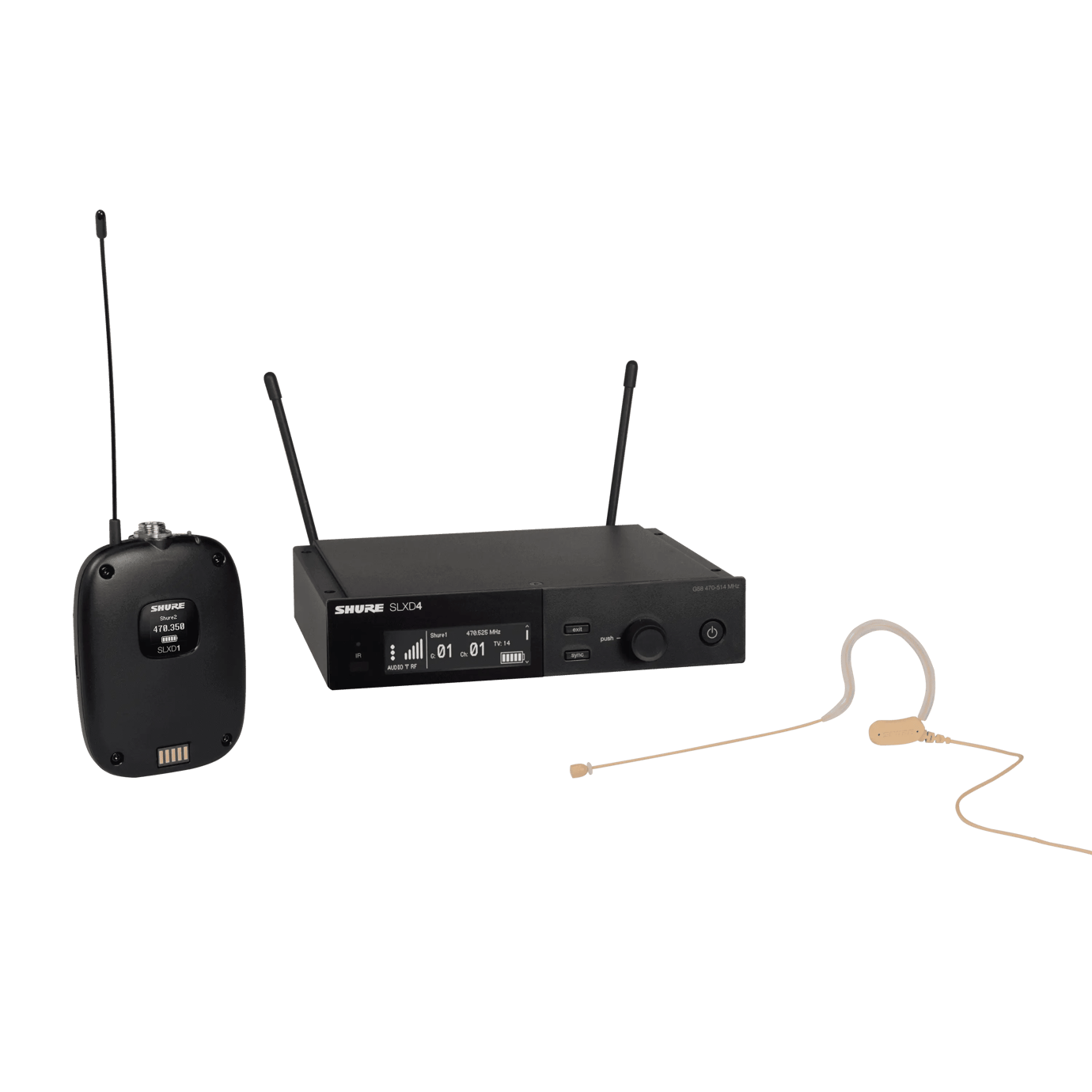 Shure SLX-D Digital Wireless Microphone System for Professional Audio Performance