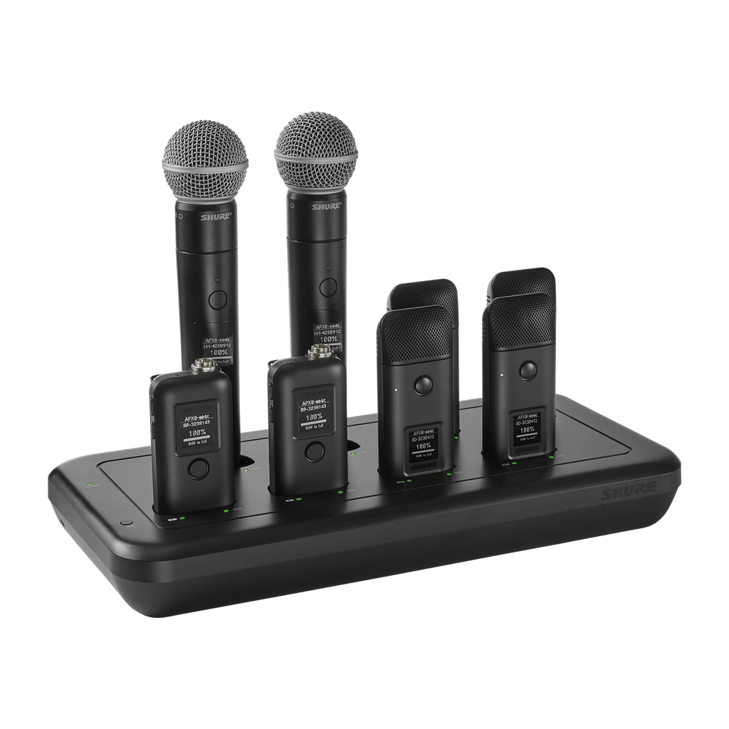 Shure Microflex Wireless neXt 4/8 Channel Hybrid Conferencing Microphone System