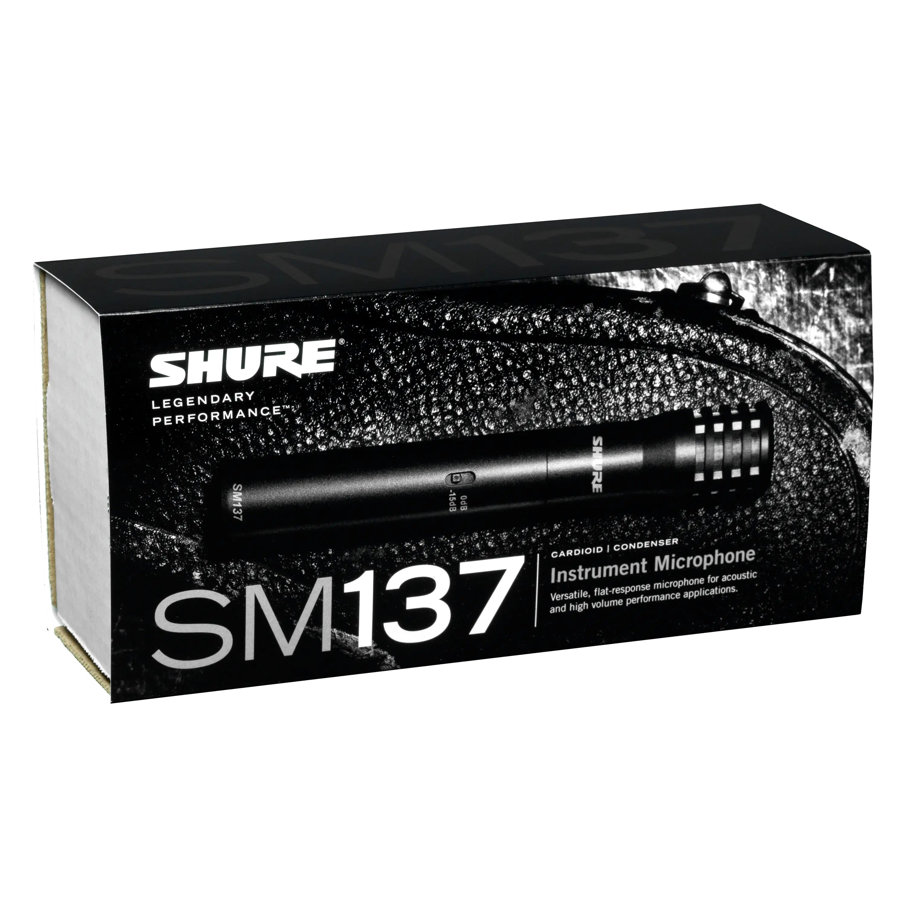 Shure SM137 Professional Instrument Condenser Microphone for Studio and Stage