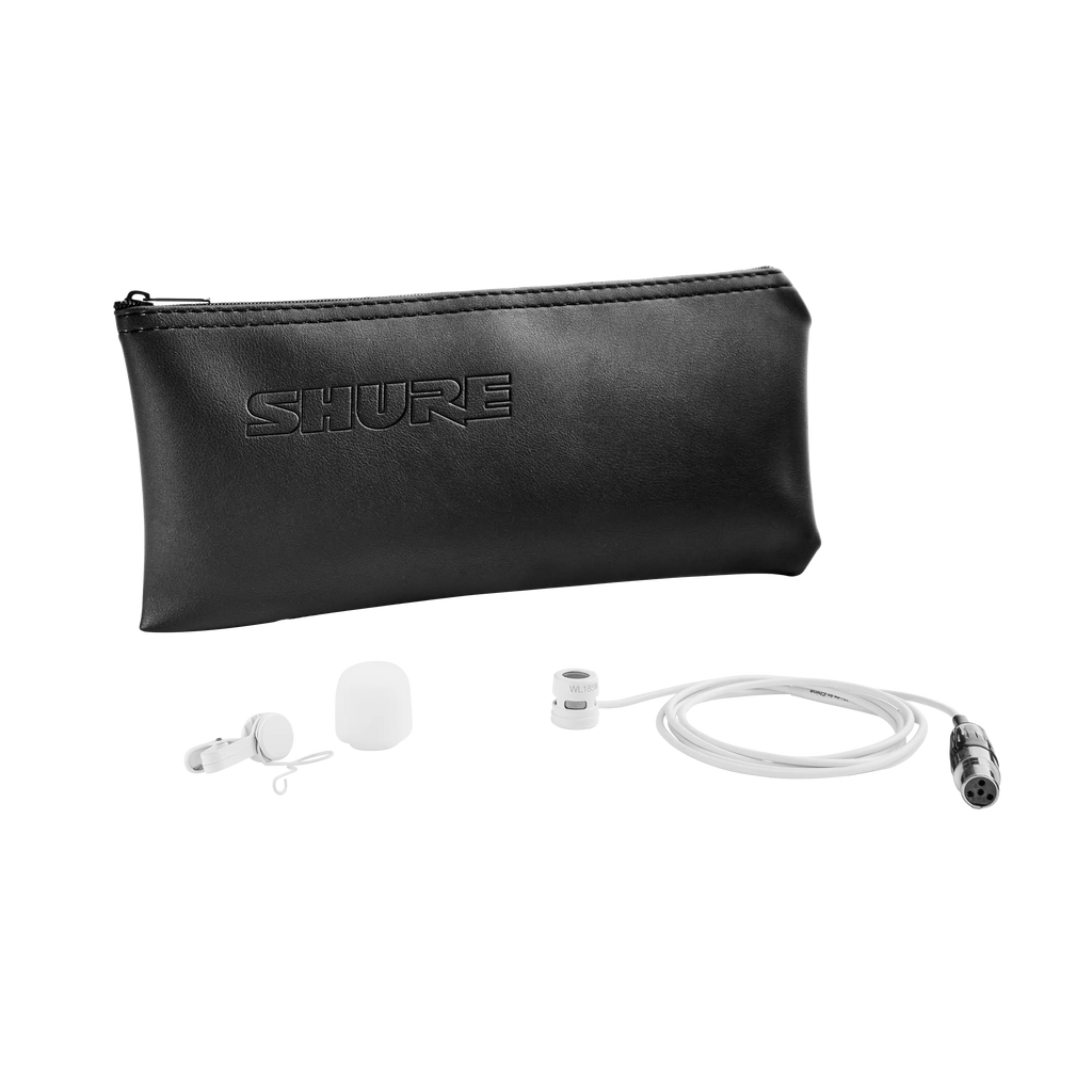 Shure WL185M Professional Low-Profile Cardioid Lavalier Microphone for Wireless Systems