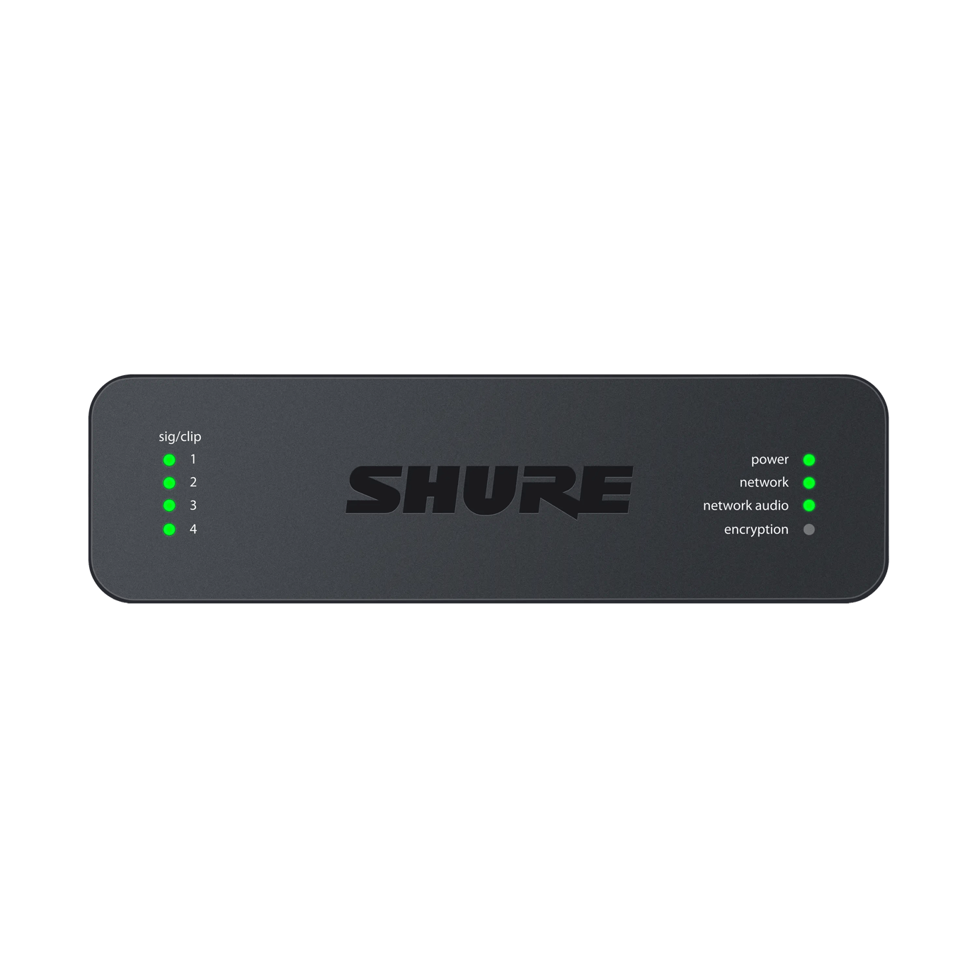 Shure ANI4IN 4-Channel Dante Audio Network Interface for Analog Microphones