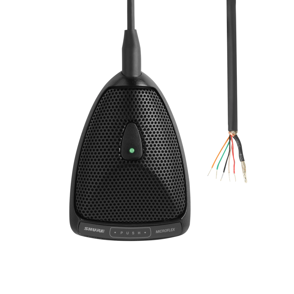 Shure MX393 Microflex Professional Boundary Microphone with Interchangeable Condenser Capsule