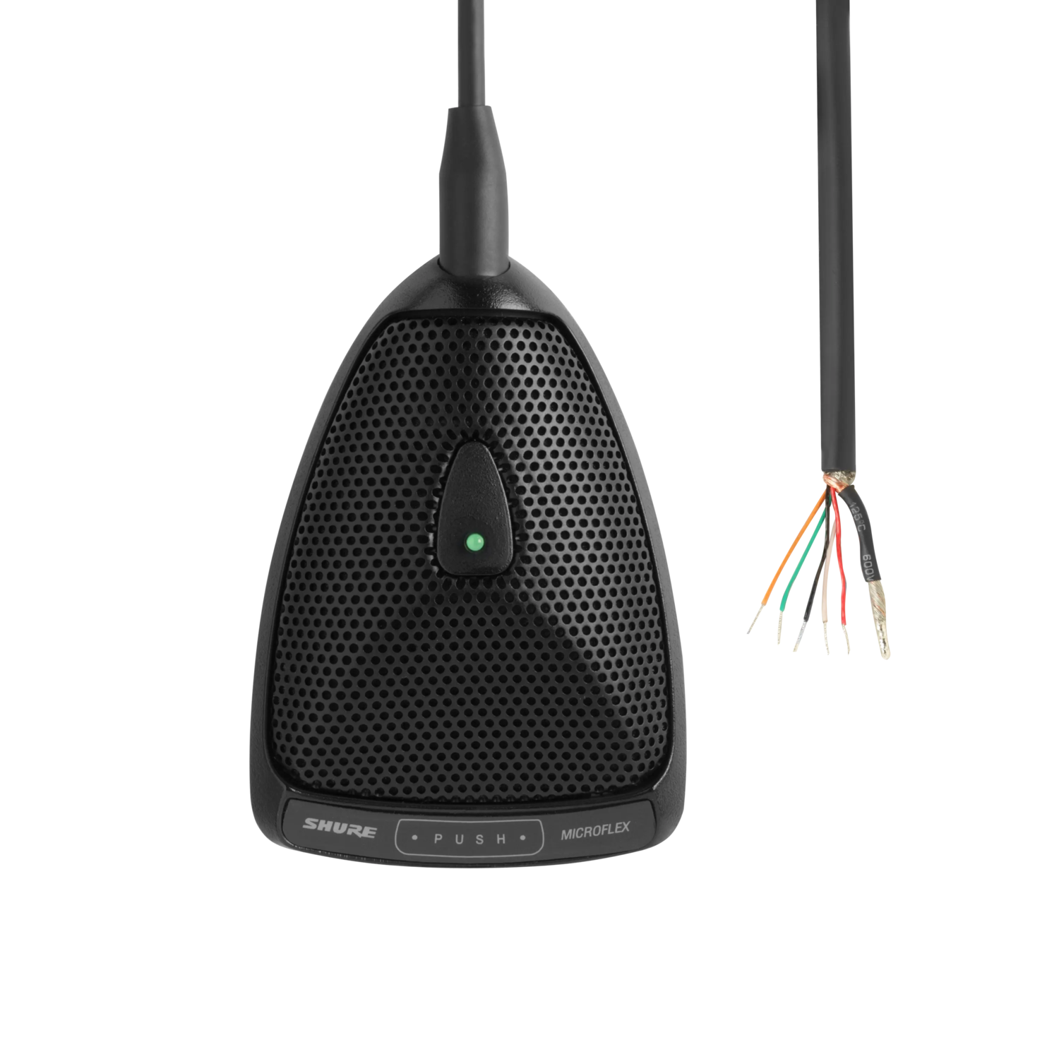 Shure MX392 Microflex Boundary Microphone: Premium Condenser, Interchangeable Cartridge, Silent Switches