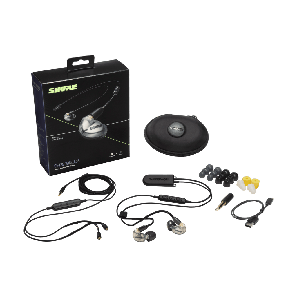 Shure SE425 Wireless Sound Isolating In-Ear Monitors for Pristine Audio