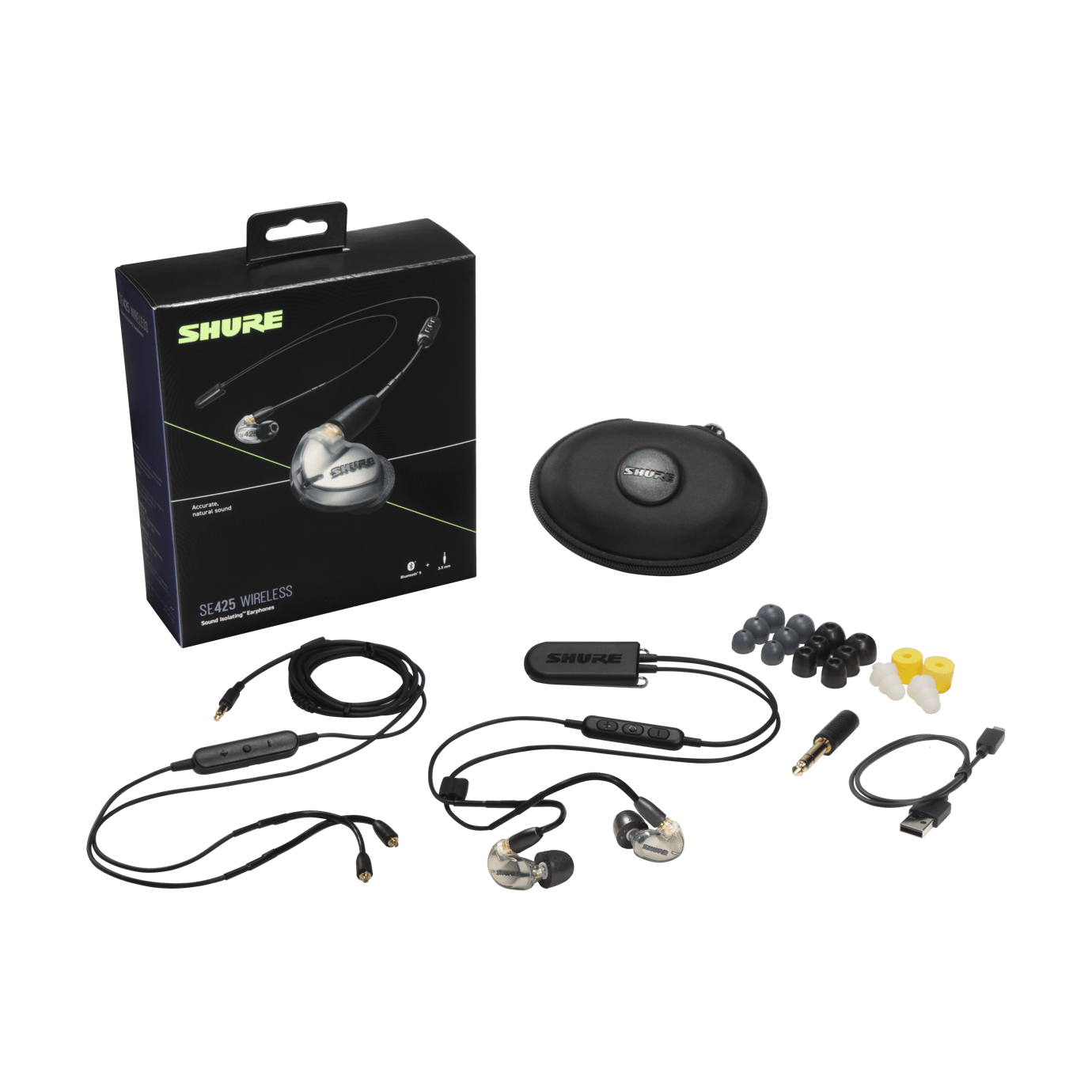 Shure SE425 Wireless Sound Isolating In-Ear Monitors for Pristine Audio