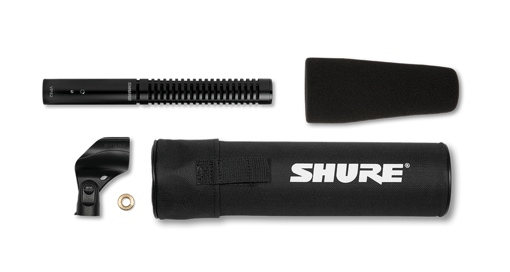 Shure VP82 Short Shotgun Condenser Microphone for Professional Audio & Video Production
