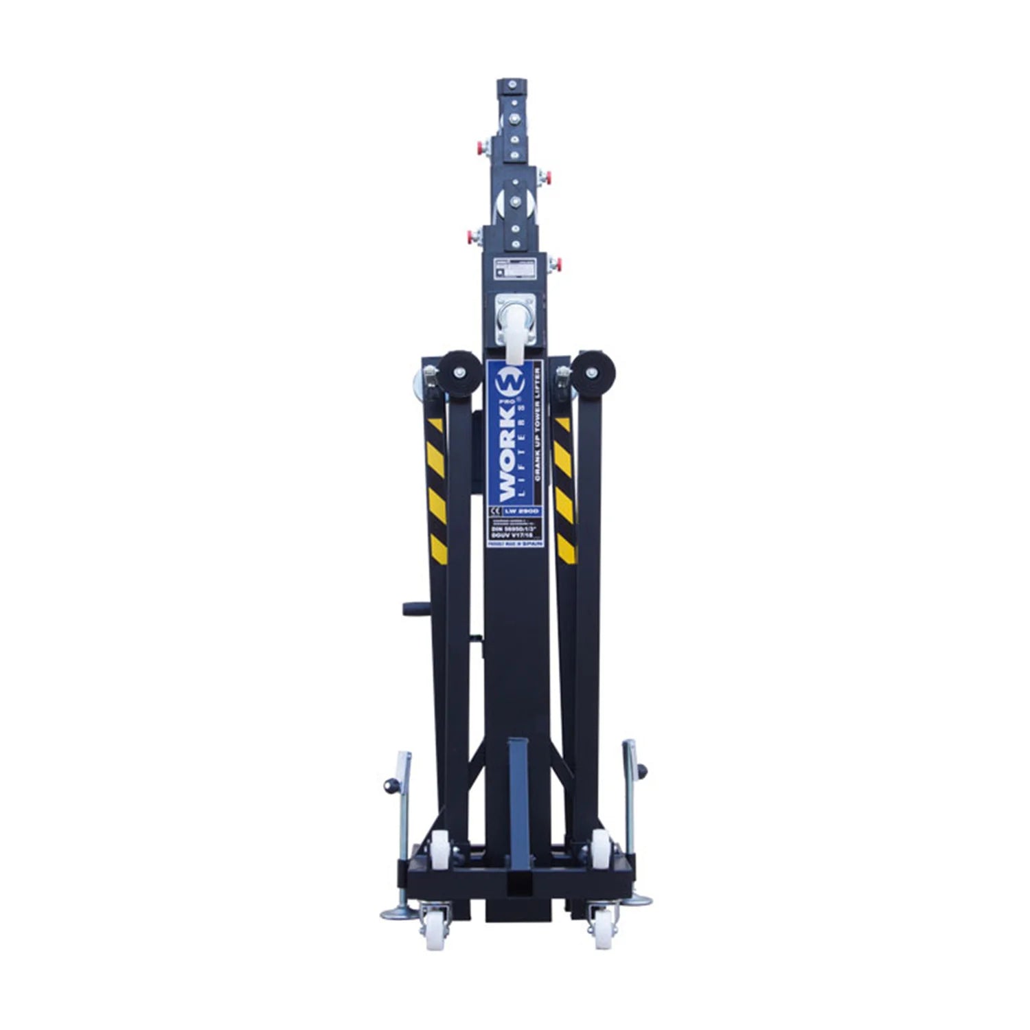WorkLifters LW-290-D Telescopic Lifting Tower High Capacity 639lb Stage Lift