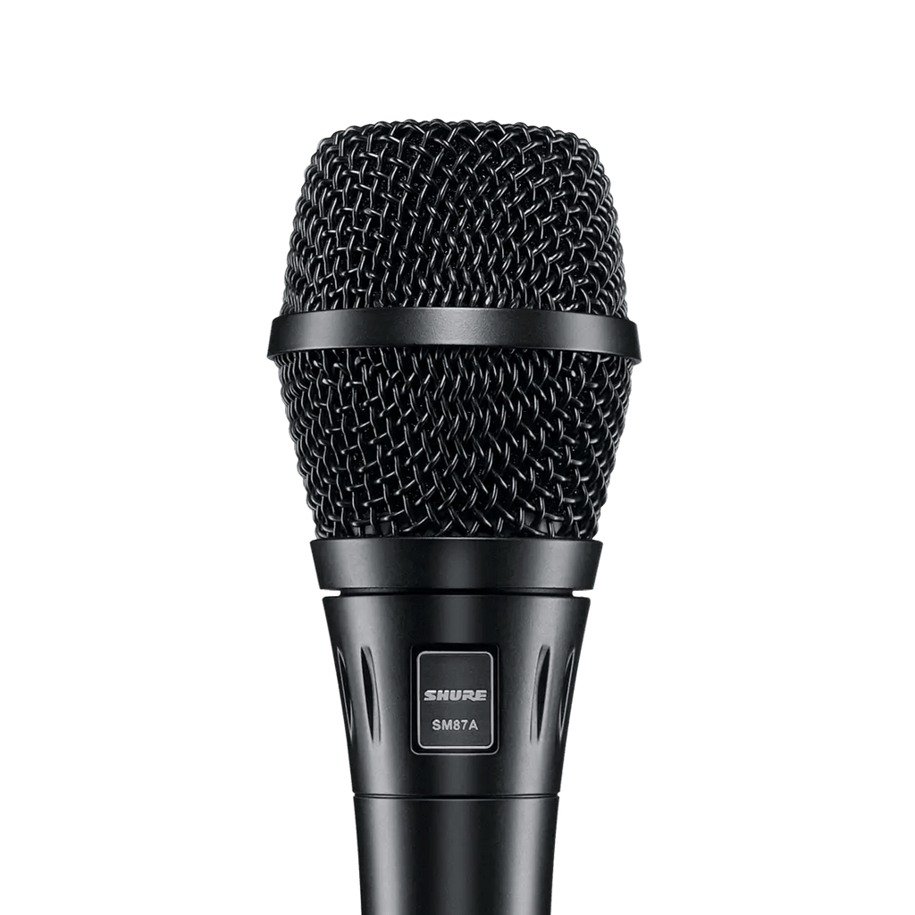 Shure SM87A Condenser Vocal Microphone for Studio and Live Performance