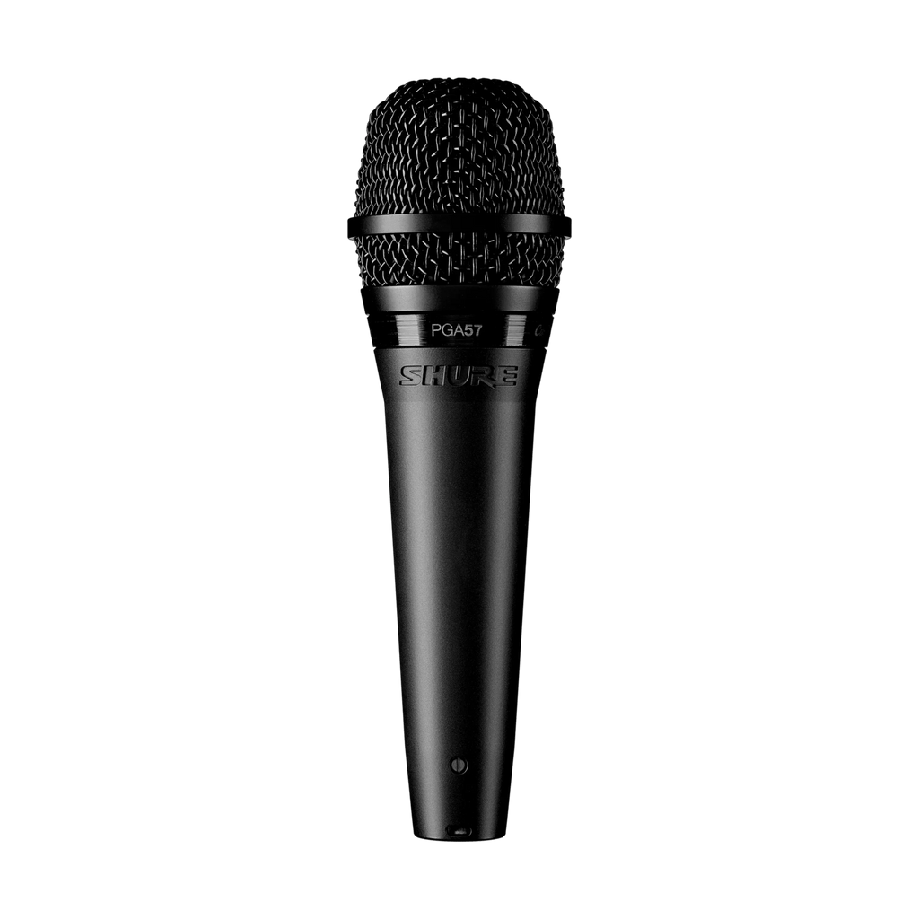 Shure PGA57 Cardioid Dynamic Instrument Microphone for Amplified Instruments Drums