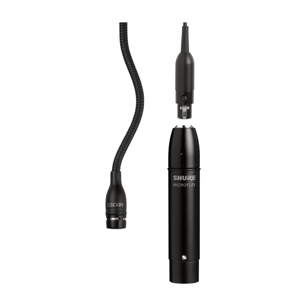 Shure MX202 Microflex Overhead Condenser Microphone: Clear, Accurate Audio, Interchangeable Cartridges