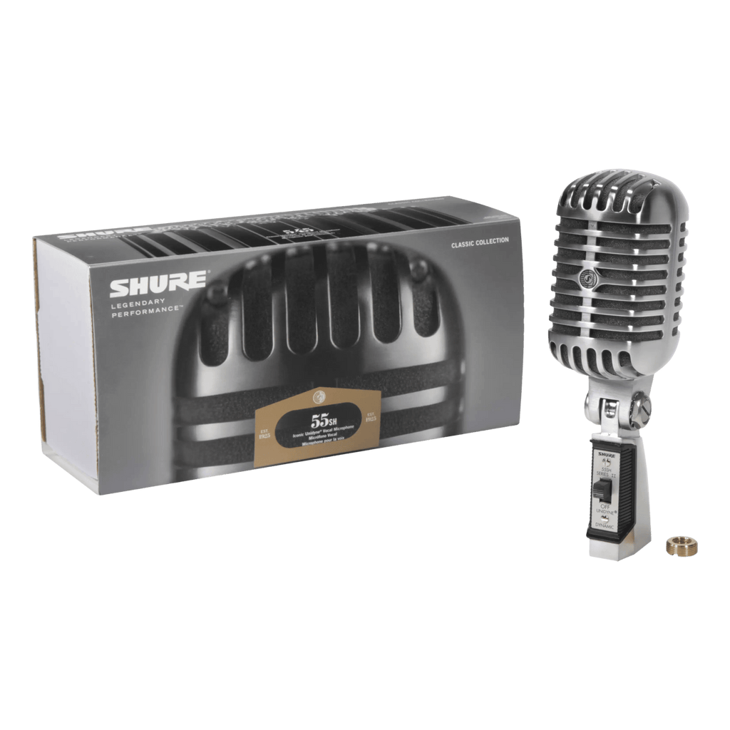 Shure 55SH Series II Iconic Unidyne Dynamic Vocal Microphone for Live Performance
