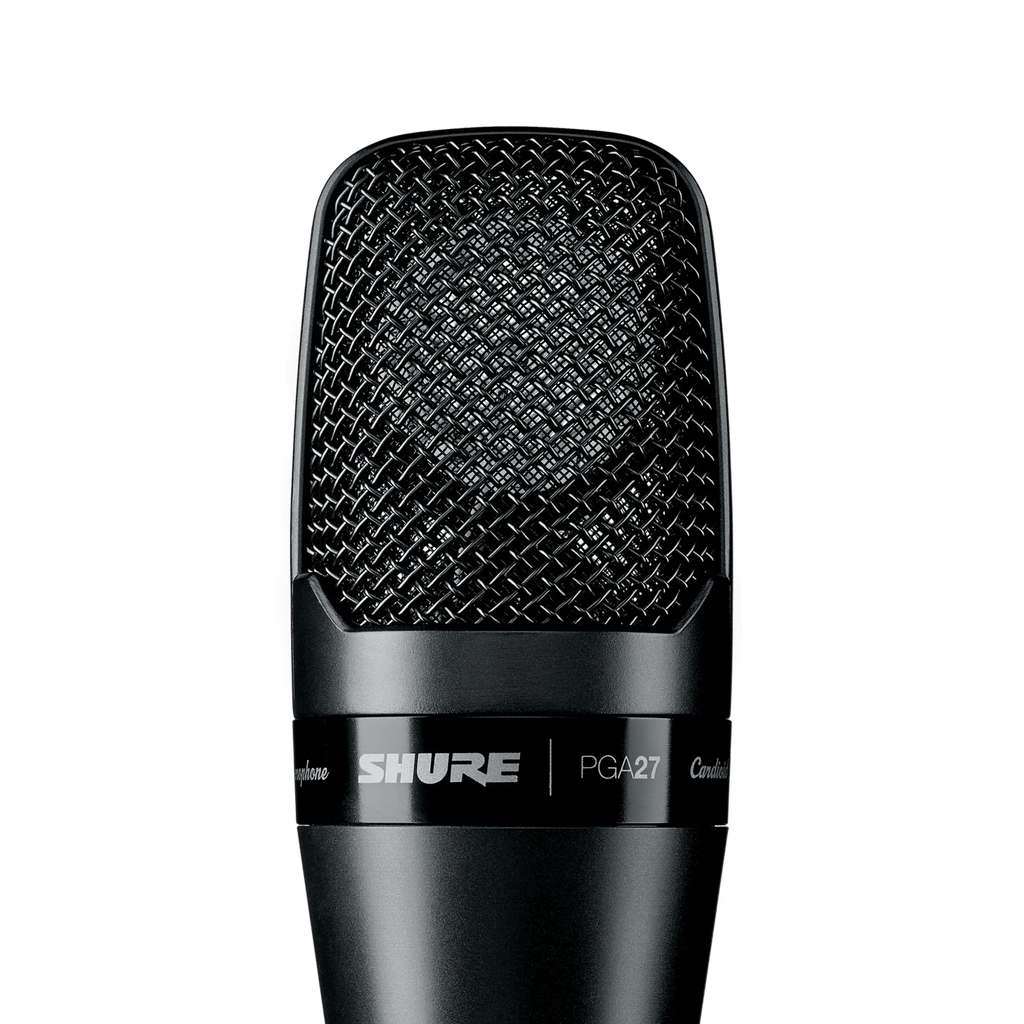 Shure PGA27 Large Diaphragm Cardioid Condenser Microphone with High-Pass Filter