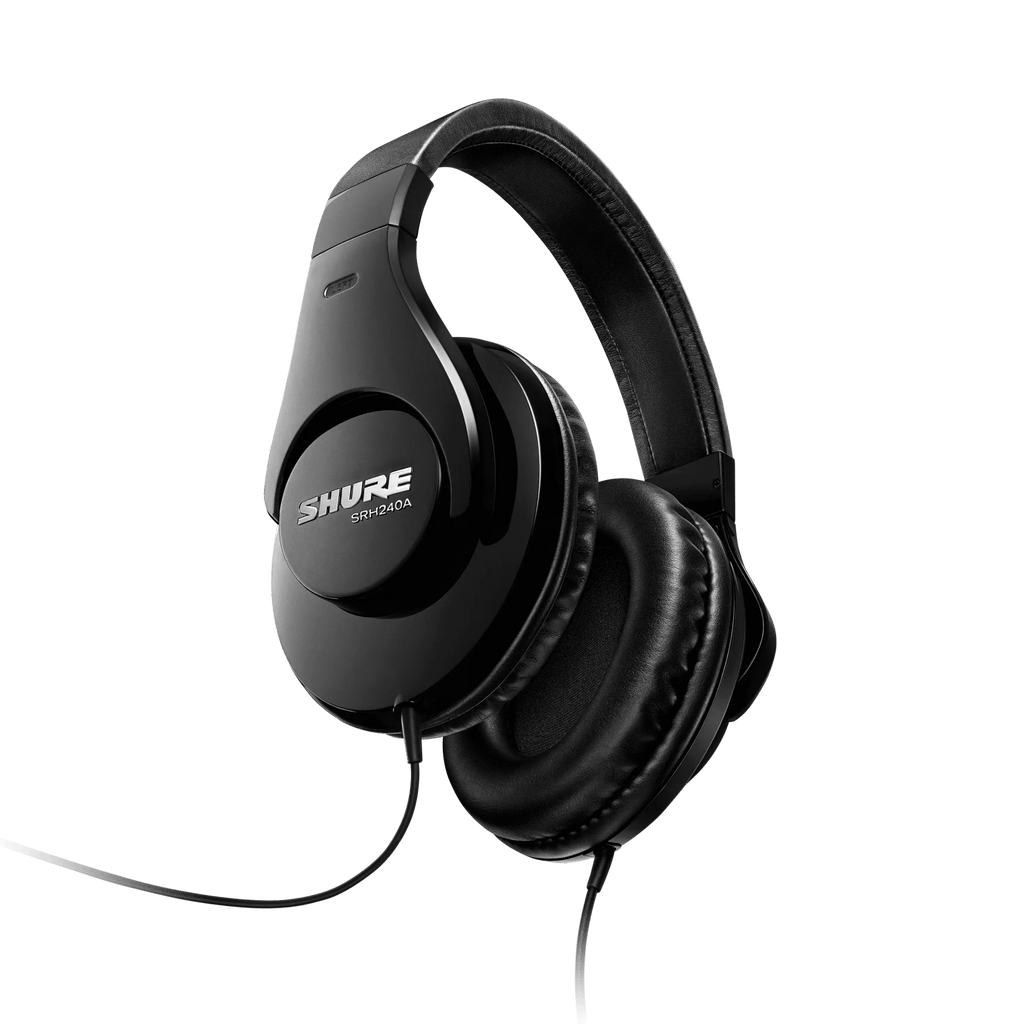 Shure SRH240A Professional Over-Ear Studio Headphones with Neodymium Drivers