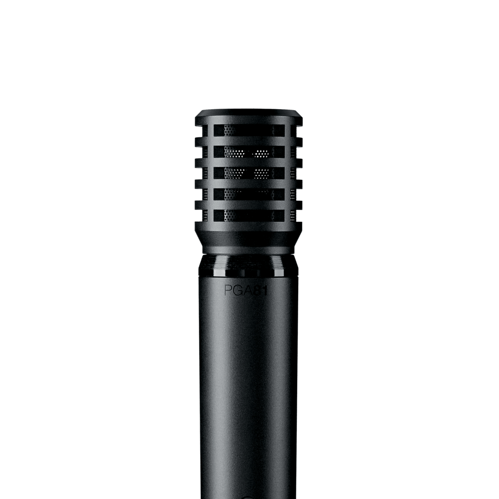 Shure PGA81 Cardioid Condenser Instrument Microphone for Acoustic Performance & Recording