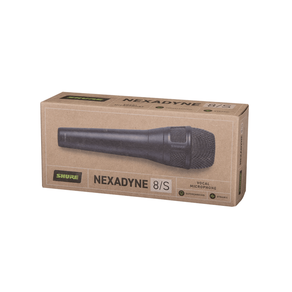 Shure Nexadyne 8/S Supercardioid Dynamic Vocal Microphone for Live Performance